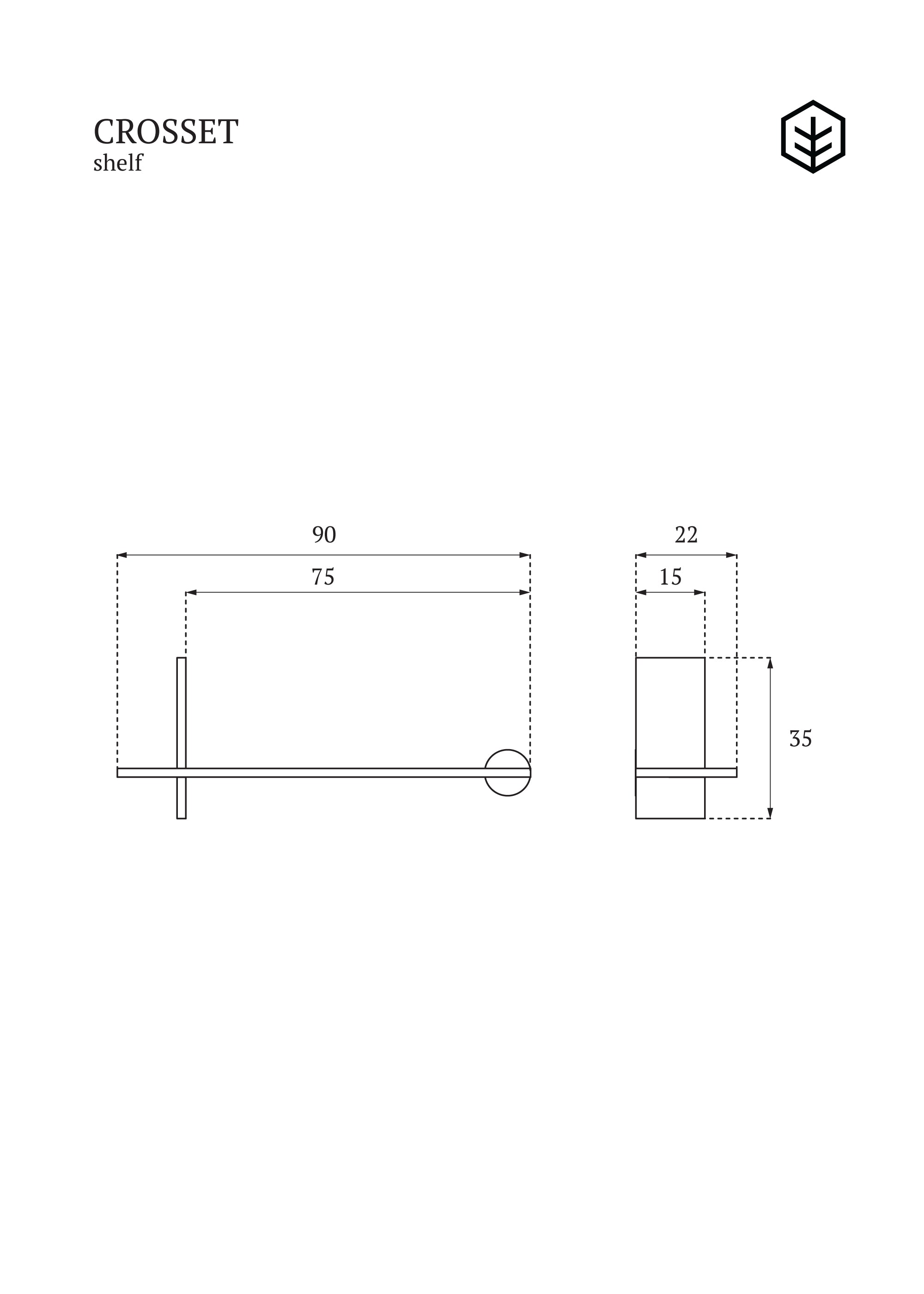 CROSSET Shelf