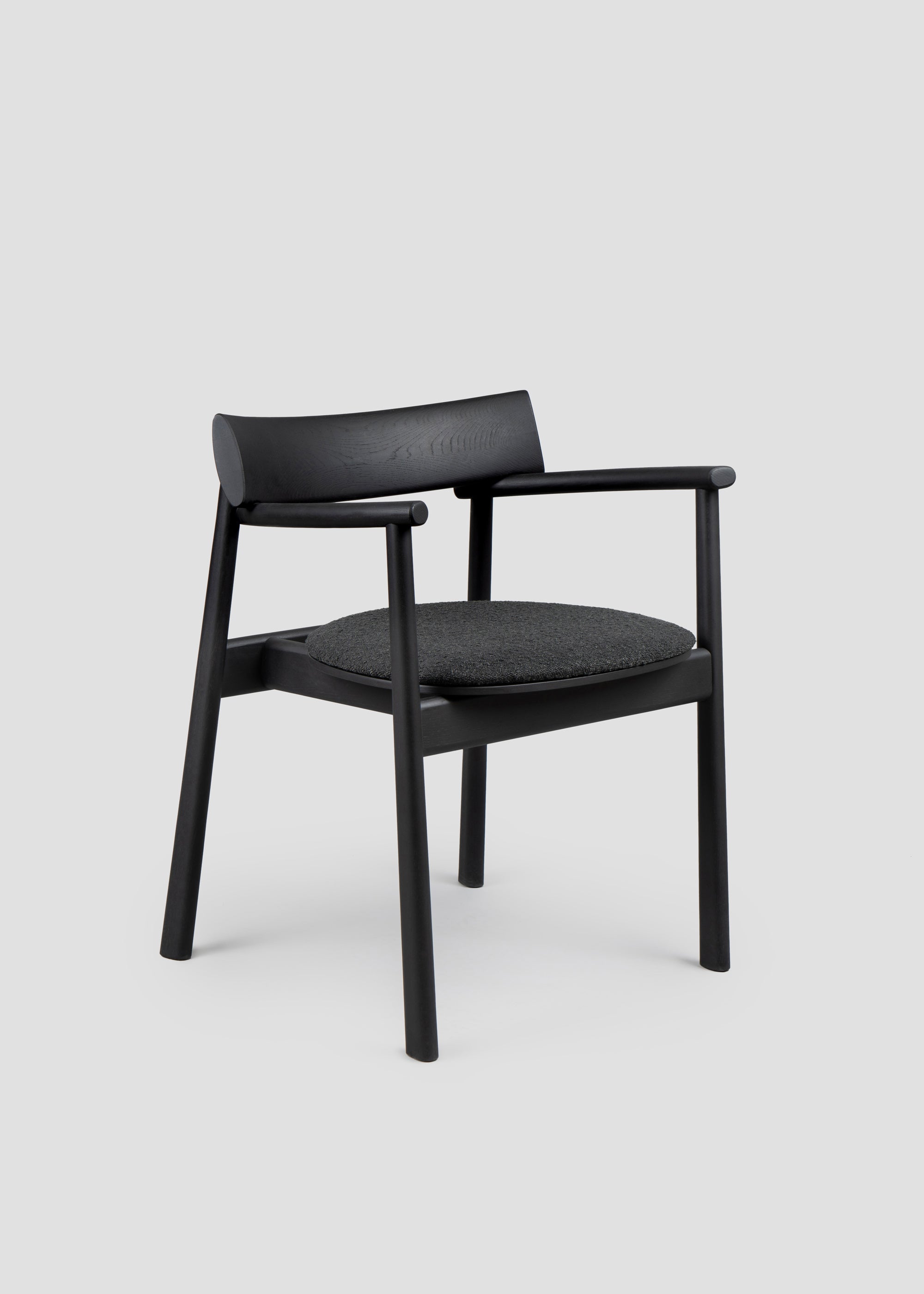 ELIPSA SOFT chair Black Oak / Boucle Black