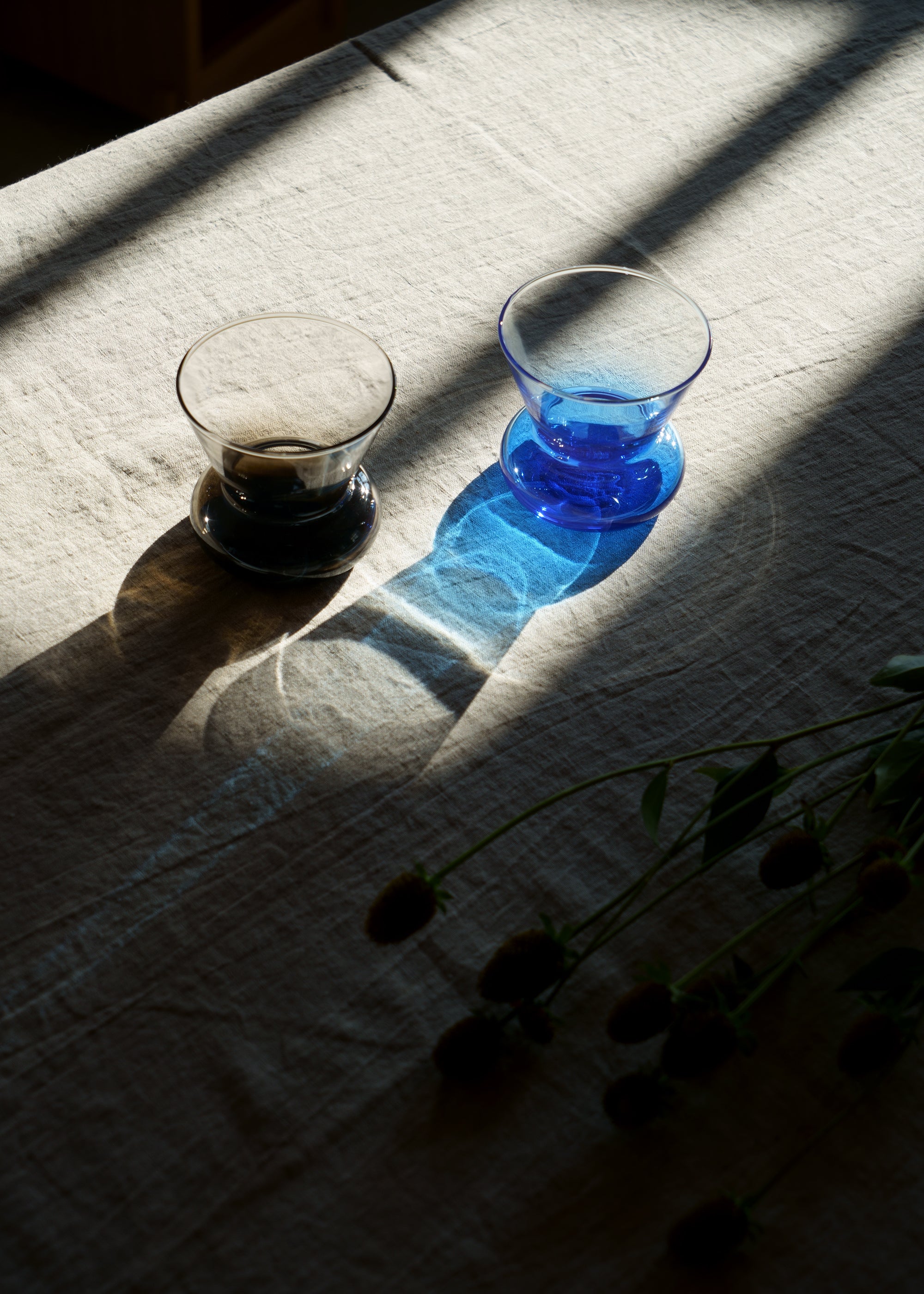 ORIO Glas Blau