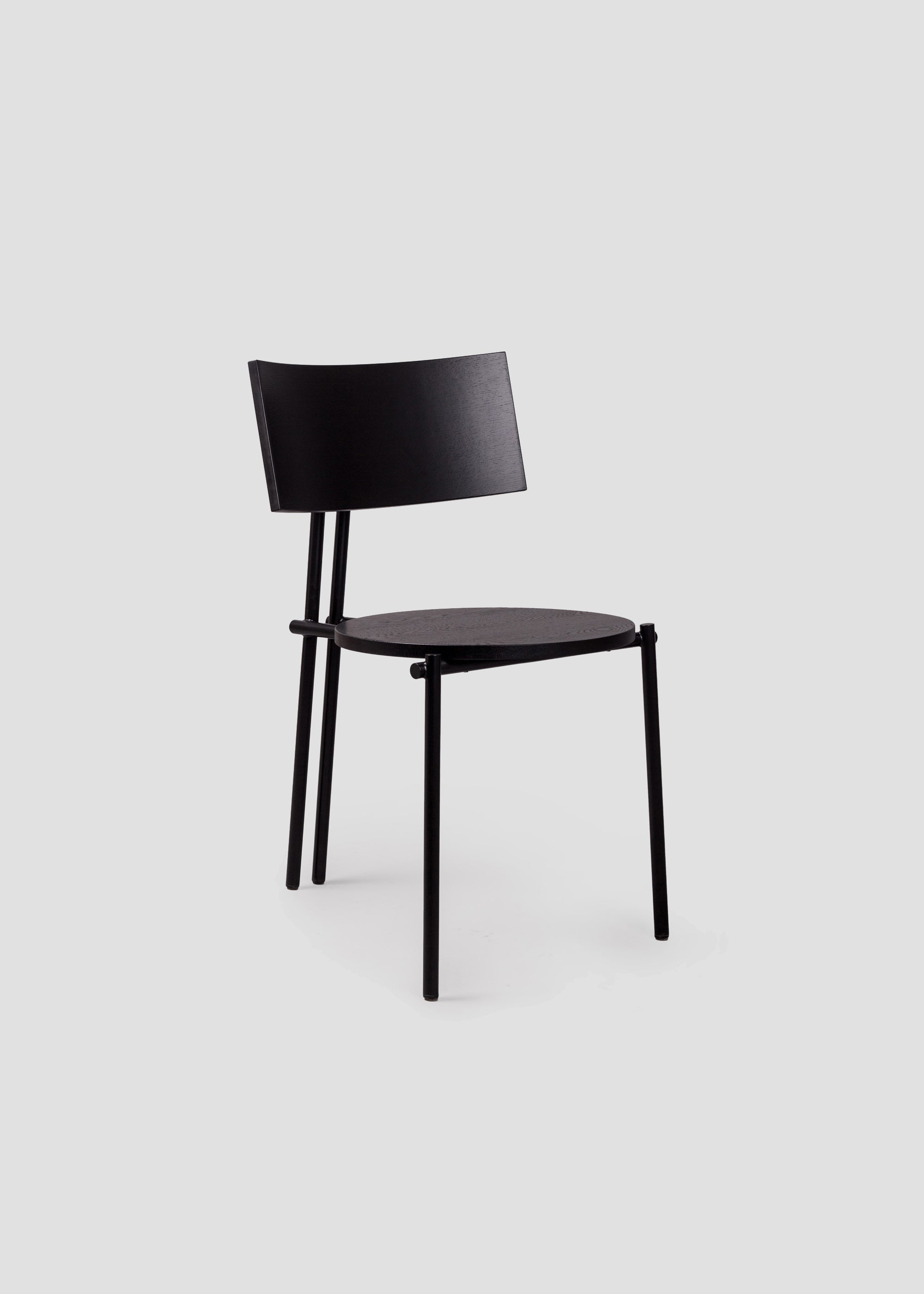 LOBE Chair Black Oak