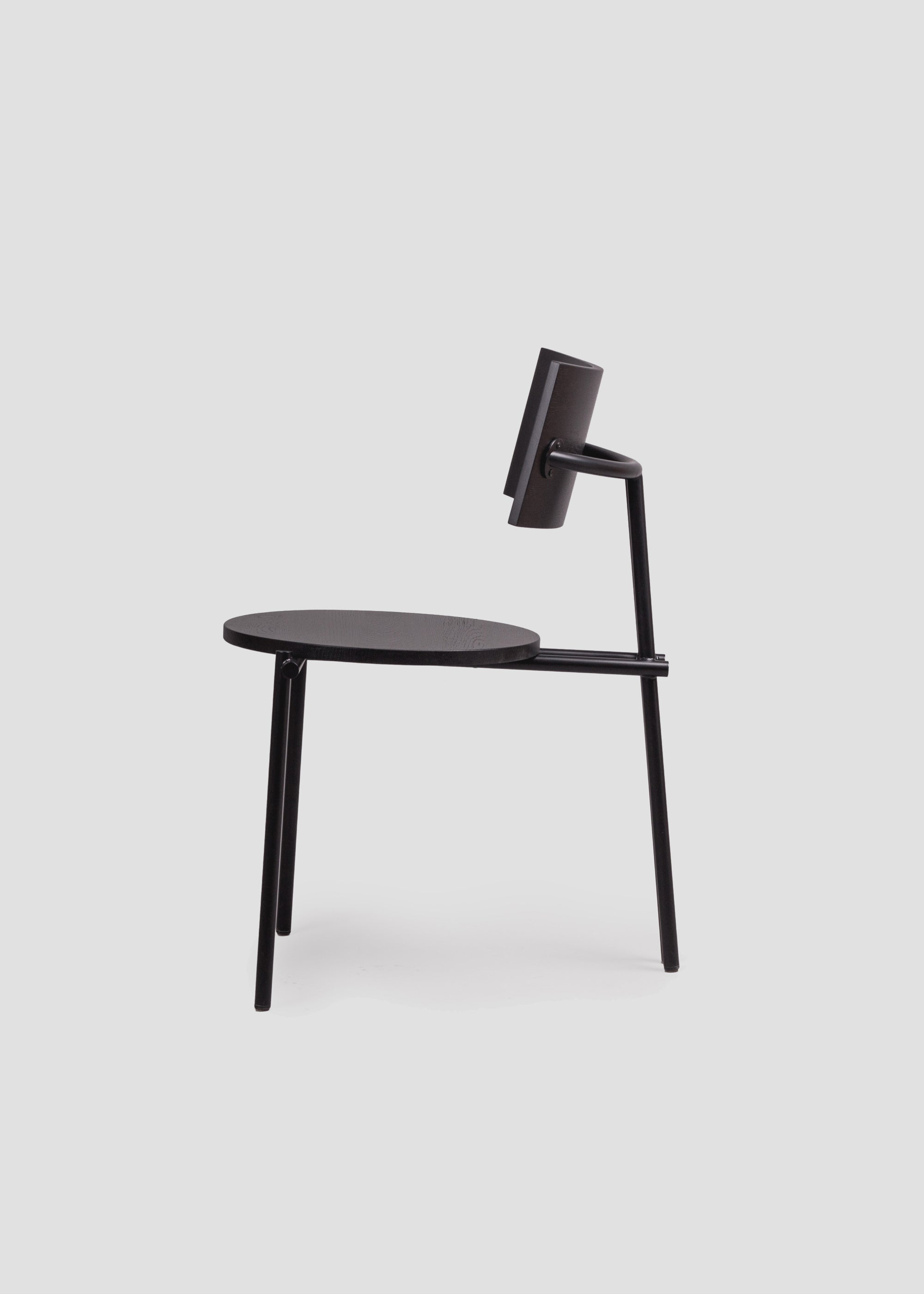 LOBE Chair Black Oak