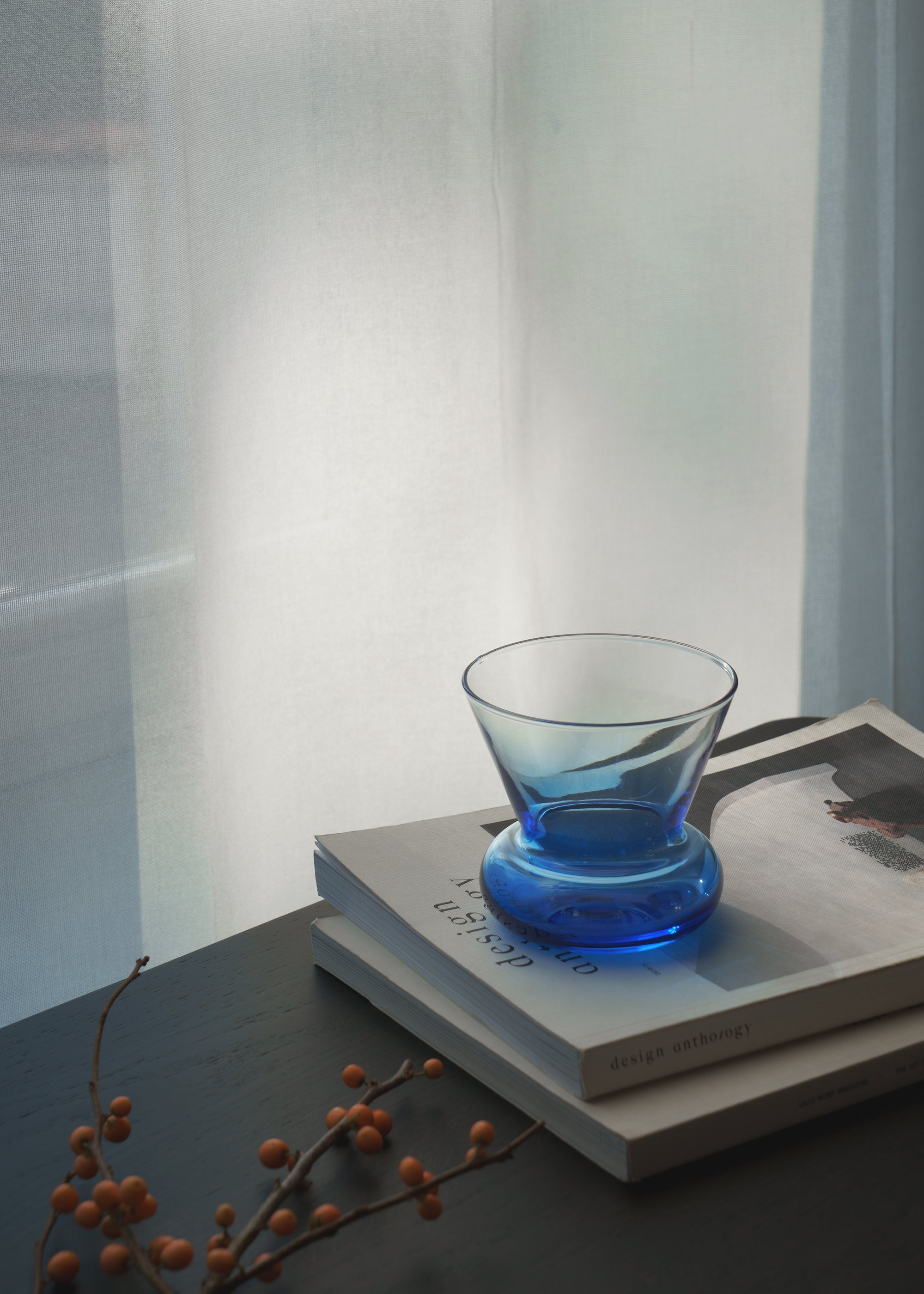 ORIO Glas Blau