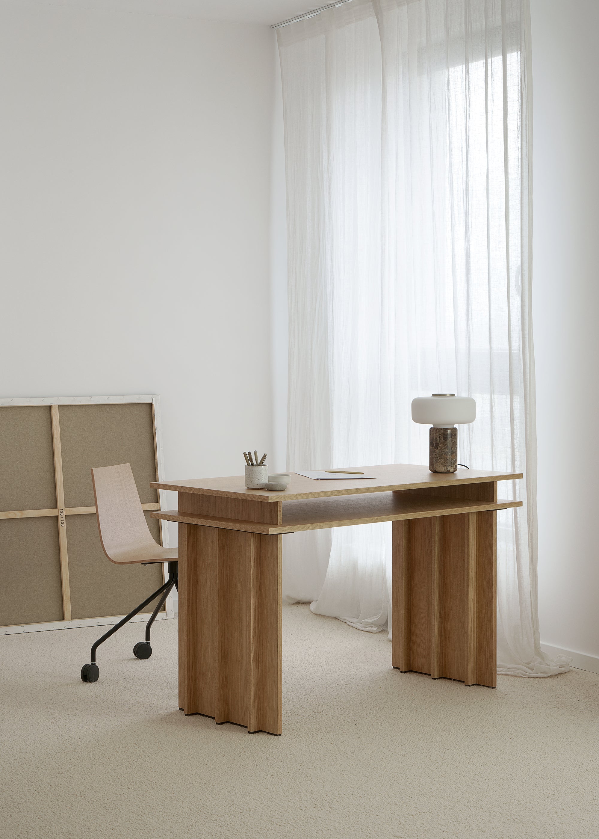 PIATO 120 natur oak desk