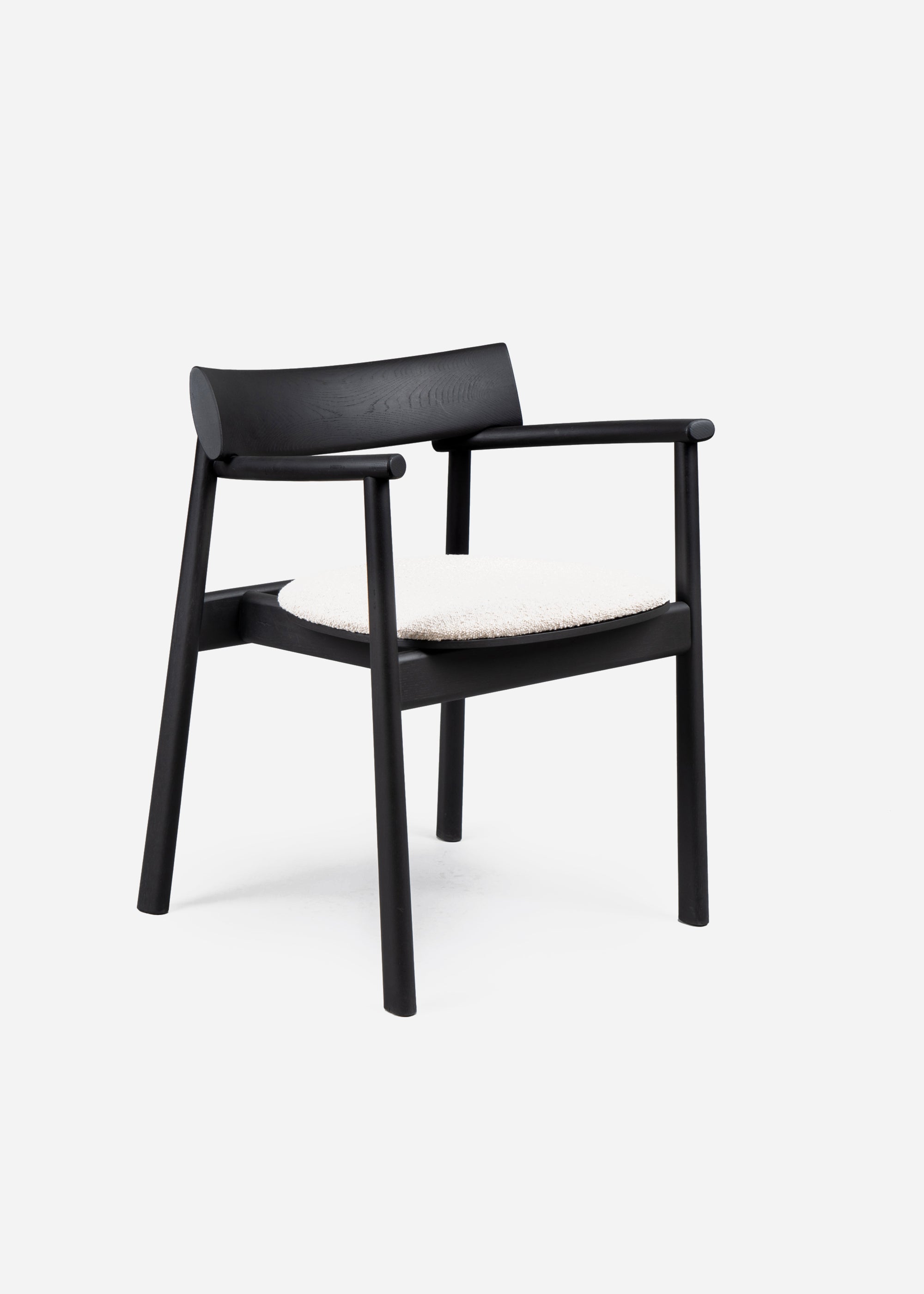 ELIPSA SOFT chair Black Oak / Boucle Black